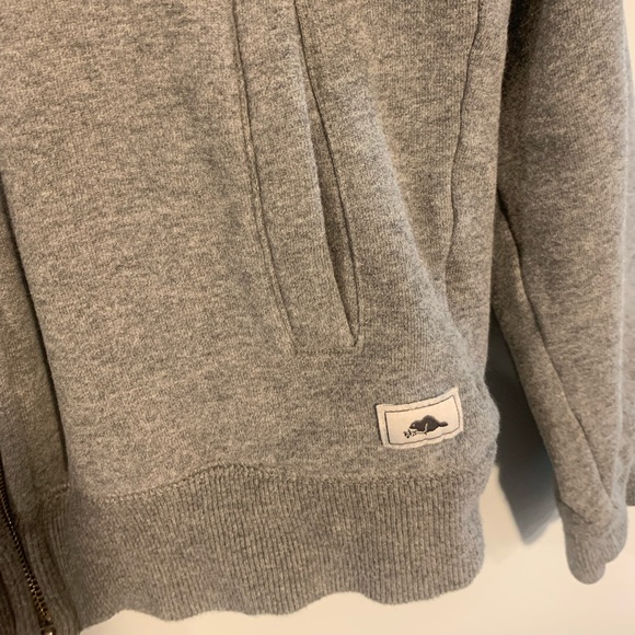 Roots Grey Zip Sweater - Picture 4 of 5
